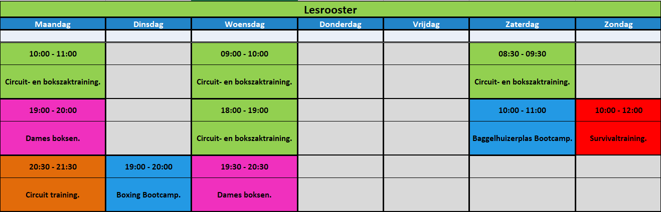 Lesrooster